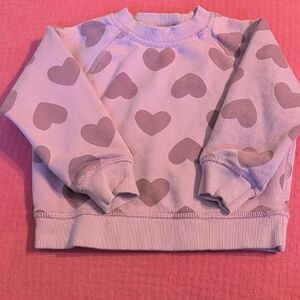 Hanna Andersson Purple Heart Kids Sweatshirt